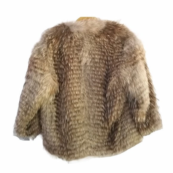 Vince Natural Coyote Fur Jacket - Picture 5 of 5